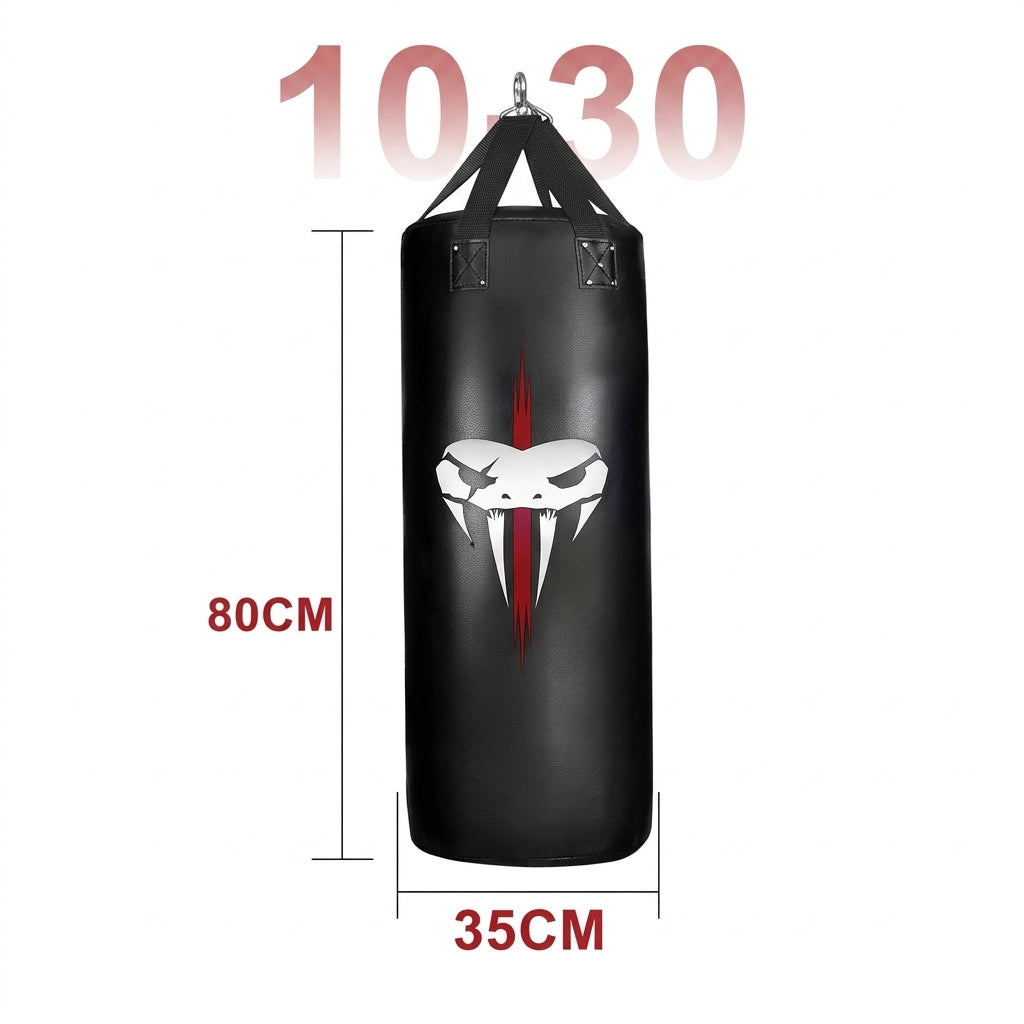 Sac de frappe avec chaîne en métal renforcé – 80 ou 120 cm