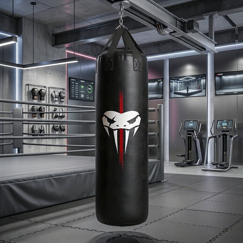 Sac de frappe avec chaîne en métal renforcé – 80 ou 120 cm